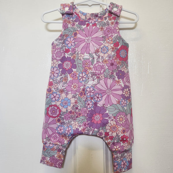 Romper long | retro floral